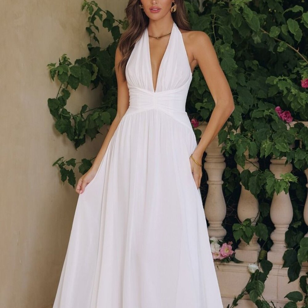 Off white wedding dress, bridal gown